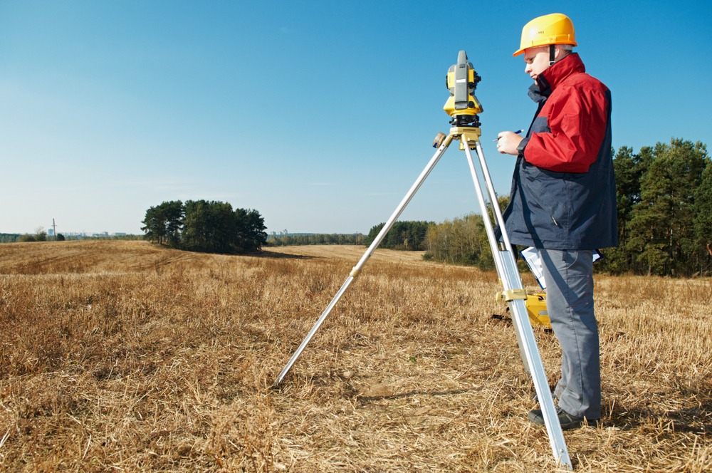 Construction site surveying and layout services